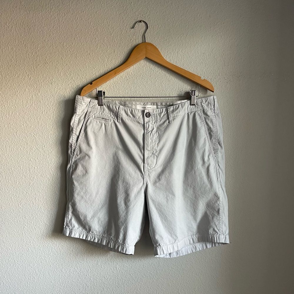 Billy Reid Light Gray Men's Shorts